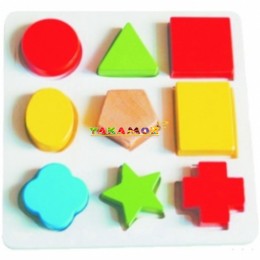 Tablalı Geometrik,Geometrik Şekiller, Eğitici Oyuncaklar, Anaokulu Malzemeleri, Okul Öncesi Eğitim Araçları