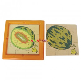 2 Katlı Kavun Puzzle, Katlı Puzzle, Puzzle, Eğitici Oyuncaklar, Anaokulu Malzemeleri, Okul Öncesi Eğitim Araçları, Eğitim Araçları