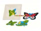 3 Katlı Kelebek Puzzle, Katlı Puzzle, Puzzle, Eğitici Oyuncaklar, Anaokulu Malzemeleri, Okul Öncesi Eğitim Araçları, Eğitim Araçları