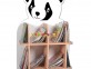 Panda Kitaplık, Kitaplık, Anaokulu Malzemeleri, Okul Öncesi Eğitim Araçları, Eğitim Araçları